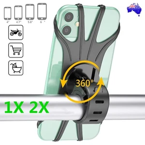 Motorcycle Bicycle Bike Handlebar 360° Mount Holder Stand For Mobile Phone GPS - Picture 1 of 14