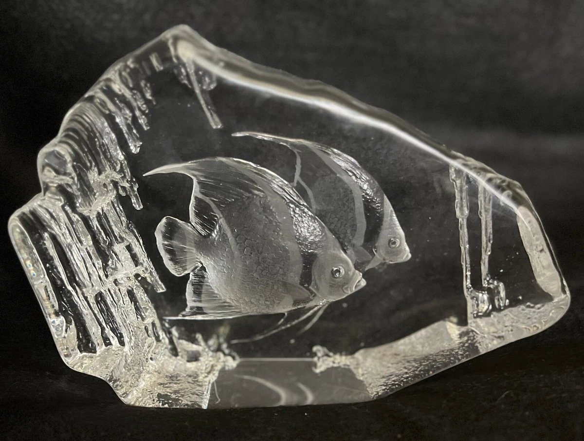 Mats Jonasson Art Glass Paperweight Decorative Pottery & Glassware