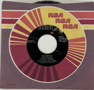 Perry Como-Ave Maria/The Lords Prayer    New & Unplayed 45 MINT (M) Condition - Image 1 of 4