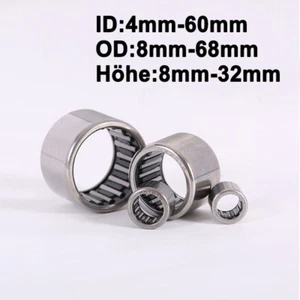 Nadelrollenlager HK0408 - HK6032 ID 4mm-60mm OD 8mm-68mm Metrisches Nadellager - Bild 1 von 20