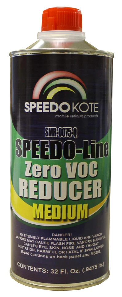 Zero 0 Low VOC Compliant Thinner Reducer Medium 70-80°F, SMR-0075-Q, One Quart Foto 1 de 1