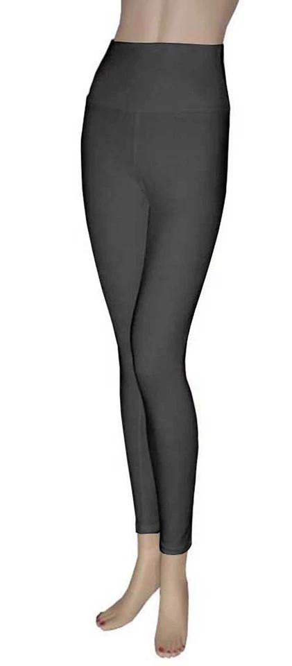 36" Largo Entrepierna Algodón Spandex Doble Cintura Yoga Leggings Emily Chen EE. UU. Foto 1 de 1