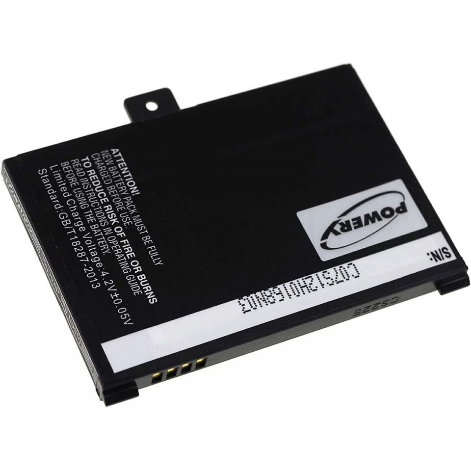 Akku für Barnes & Noble Typ BNRB1530 3,7V 1250mAh/4,7Wh Li-Ion Schwarz - Bild 1 von 1