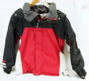 Abrigo Chaqueta de Esquí Betty Rides Negro Rojo Aislado Snowboard Mujer M Invierno con Capucha - Imagen 1 de 5