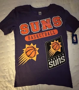 Phoneix Suns Youth XL (16/18) lila Kurzarm T-Shirt Basket Team - Bild 1 von 3