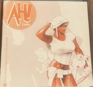 RARE ADAM HUGHES AH!.COM BARCLONA 2002 SKETCHBOOK SALLY FORTH COVER HTF - Picture 1 of 7