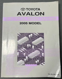 2005 Toyota AVALON Electrical WIRING DIAGRAM Service Shop Manual EWD FACTORY 05 - Picture 1 of 6