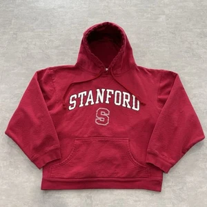 Stanford Cardinals Sweatshirt Hoodie Men Cotton Exchange Medium Red Spellout TCX - Picture 1 of 19