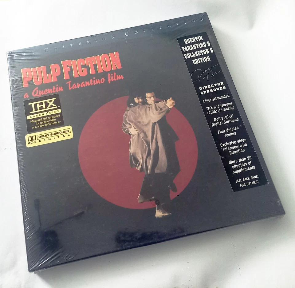 Pulp Fiction- Criterion Collection OOP "Brand New" with stickers. 4 Discs + Book - Image 1 of 1
