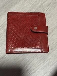 Trentina by Bosca Red Leather wallet - Picture 1 of 3