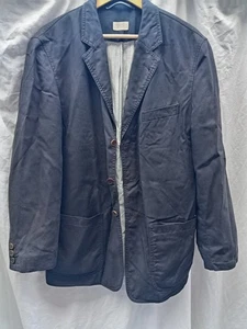 Camel Active Men's Linen Cotton Blazer Jacket Size UK XL Black - Picture 1 of 14