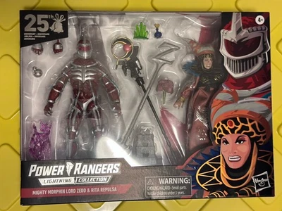 Power Rangers Lightning Coll. Juego de 2 piezas Lord Zedd/Rita Repulsa & Zordon/Alpha Foto 1 de 4