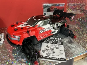Arrma Kraton 4s V2 V2.5 1/10 4x4 Truck Roller Slider Chassis Complete Diffs Body - Picture 1 of 11