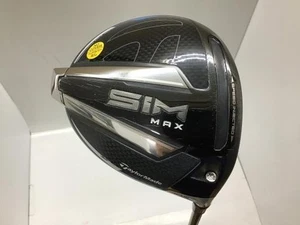 Y0729 TaylorMade Sim Max Driver 10.5° Senior Flex Used C Rank - Picture 1 of 5