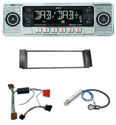 Dietz Bluetooth MP3 DAB USB Autoradio für Audi A3 8L 00-03 A6 C5 00-04 Aktivsyst - Bild 1 von 4