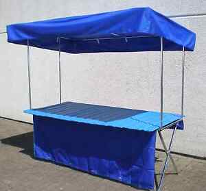 Neu 2 x 1 m Steckstand Klapptischstand Markttisch Marktstand Verkaufsstand !