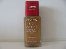 Revlon Age Defying Makeup SPF 15 for Dry Skin #17 Rich Tan 1.25 oz NWOB 