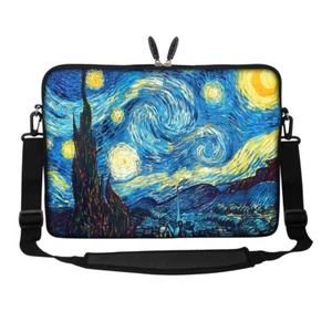 14" Laptop Computer Sleeve Case Bag w Hidden Handle & Shoulder Strap 3009 - Picture 1 of 3