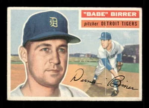 1956 Topps Baseball 84 Babe Birrer GVG do VG BXCP40 - Zdjęcie 1 z 2