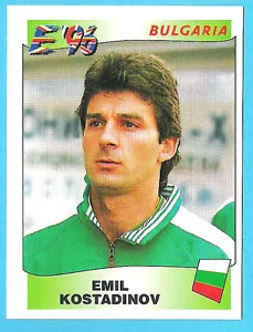 Pegatina de fútbol Panini Europa 96 1996 #150 Emil Kostadinov Bulgaria Ex - Imagen 1 de 1