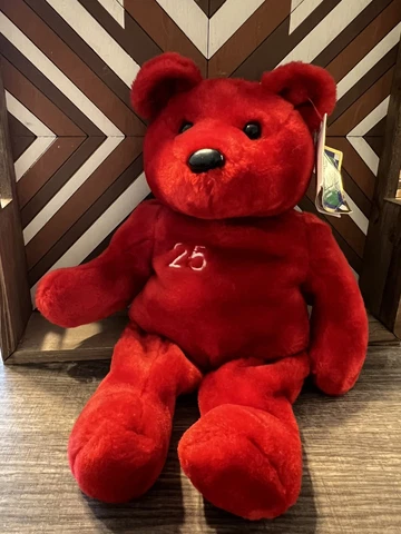 Mark McGwire #25 14" Red Collectible Teddy Bear Vintage Salvinos Big Bammers Cover