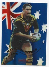 1996 NRL Series 1 National Heroes Brad Fittler Australian Kangaroos