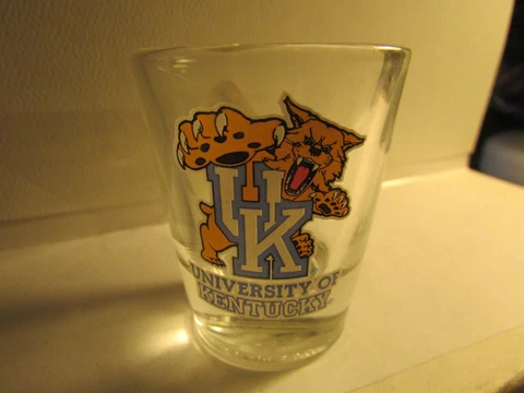 Vintage Logo-University of Kentucky Wildcats Standard Shot Glass - NEW by hunter Cover