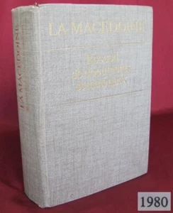 1980 VINTAGE BULGARIAN ACADEMY OF SCIENCE MACEDONIAN DOCUMENTS BOOK IN FRENCH RA - Picture 1 of 13