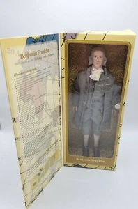 2005 Benjamin Franklin Talking Action Figure TimeCapsule Toys Limited Edition - Picture 1 of 12