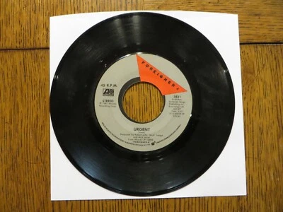Foreigner – Urgent / Girl On The Moon - 1981 Atlantic 3831 7" Single VG+/Generic - Image 1 of 2