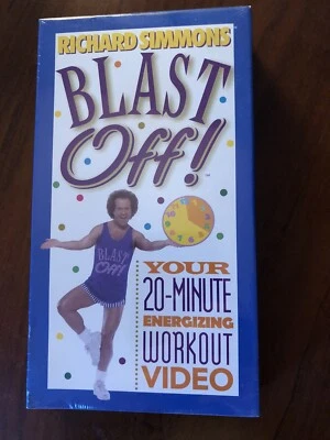 Richard Simmons Blast Off Your 20 Minute Energizing Workout Video VHS New - Image 1 of 4