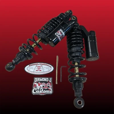 DIAMOND 320-355mm (12.5"-14") Rear Shocks - Triumph Bonneville T100 T120 + More! - Image 1 of 4