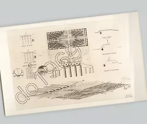 ARCHITETTURA Disegno Terzo Posto PIANTA CITTÀ New York 1935 Foto Stampa Vintage - Foto 1 di 2