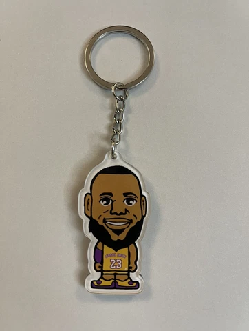 LeBron James Los Angeles Lakers Jersey Acrylic Keychain NBA Basketball Cover