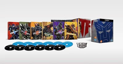 THE TRANSFORMERS 1-6 MOVIE FILM COLLECTION BLU RAY STEELBOOK PART 1 2 3 4 5 6 - Image 1 of 4