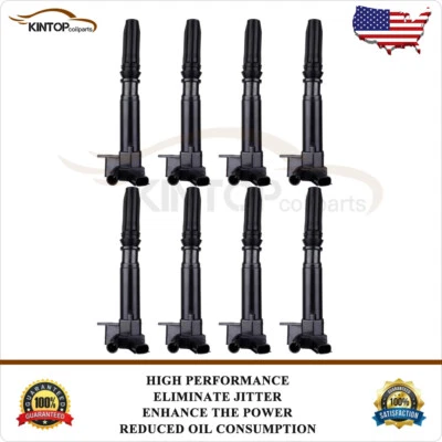 Paquete de 8 bobinas de encendido izquierda para Ford F350 E350 6,2 L V8 2011 2012 2013 2014 2015 Foto 1 de 4