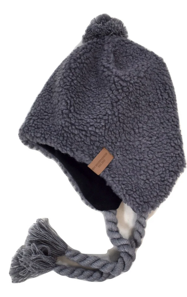 NEFF Youth Boys Himalayan Grey Laplander Beanie Knit Hat New - Image 1 of 1