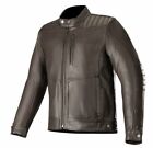 Alpinestars Crazy Eight Leather Motorcycle Jacket Casual look - Tobacco Brown