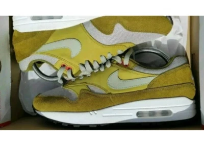 Nike Air Max 1 - Olive Curry US8 UK7 EU41. SKU 908366 300 Worn once - Imagen 1 de 4