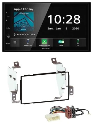Kenwood Bluetooth MP3 DAB USB 2DIN Autoradio für Nissan Note (2005-2013) - Bild 1 von 4