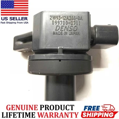 Bobina de encendido original DENSO 1 para Jaguar y Land Rover 2003-2010, 2W93-12A366-BA Foto 1 de 4