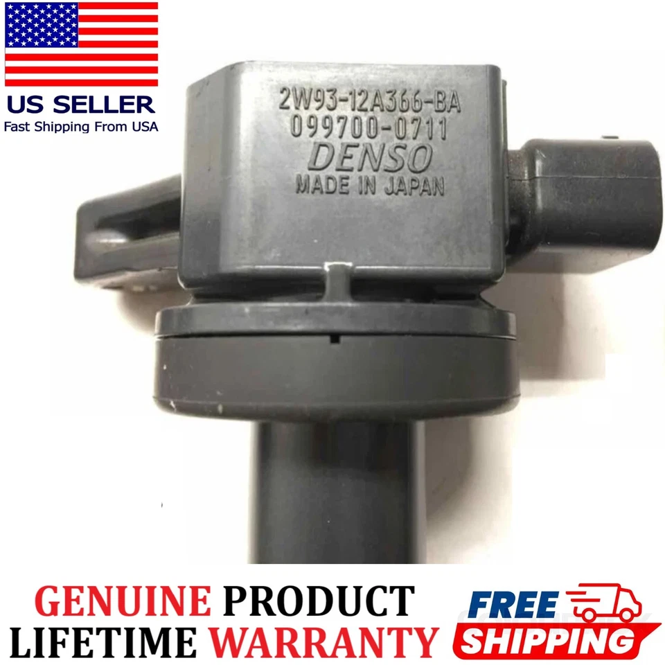 Bobina de encendido original DENSO 1 para Jaguar y Land Rover 2003-2010, 2W93-12A366-BA Foto 1 de 4