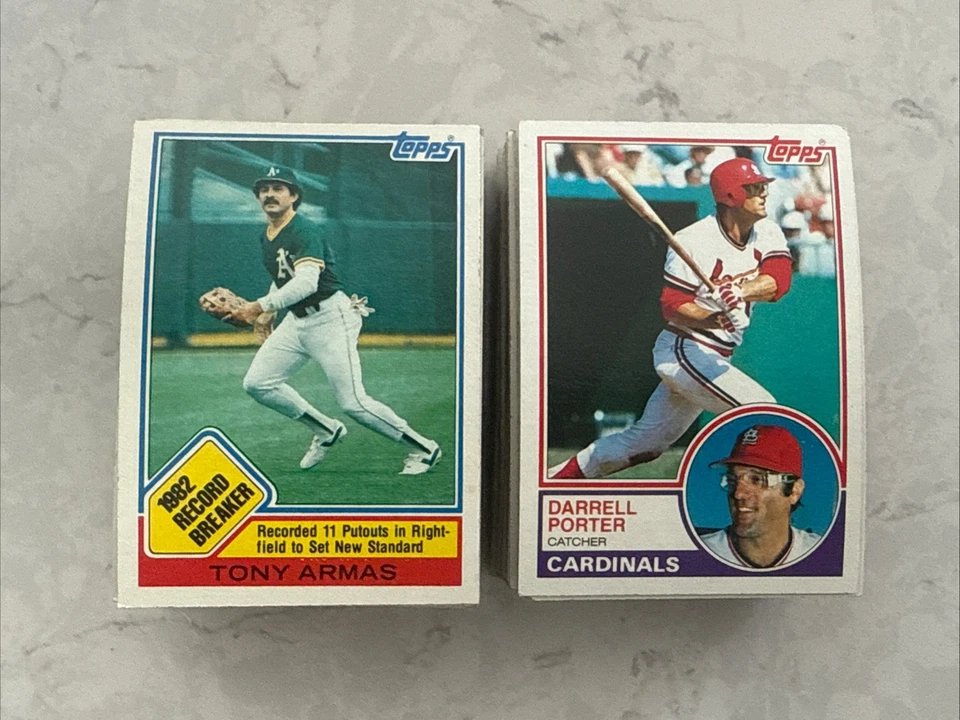 1983 Topps Baseball Card #s 1-200 -You Pick- MLB Trading Cards - Image 1 of 1