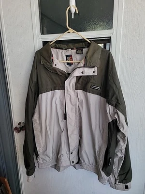 Chaqueta de esquí de snowboard Sunice vintage para hombre talla XL cremallera completa marrón y tostado Foto 1 de 4