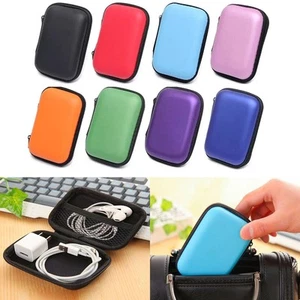 Hard EVA Headphone Case Storage Bag Universal Earbuds Earphone Carry Protect Box - Picture 1 of 29