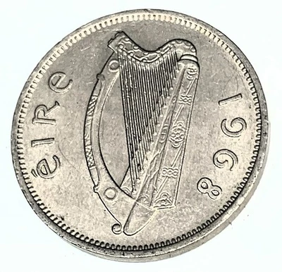# C10102     IRELAND    COIN,     SIXPENCE    1968 - Image 1 of 2