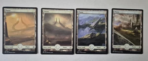 Magic The Gathering - MTG - Plains - Battle for Zendikar - Full Art x 4 - NM - Picture 1 of 1