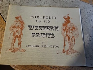 PORTFOLIO OF SIX WESTERN PRINTS by Frederic Remington - Picture 1 of 8