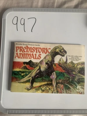 Brooke Bond Picture Card Album – Prehistoric Animals (Near Complete), Vintage - Image 1 of 4