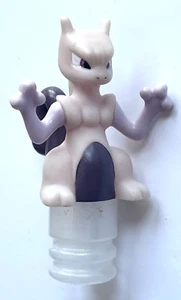 ORIGINAL VINTAGE 1999 NINTENDO POKEMON MEWTWO FIGUR 3 1/2" FLASCHENAUFSATZ - Bild 1 von 3